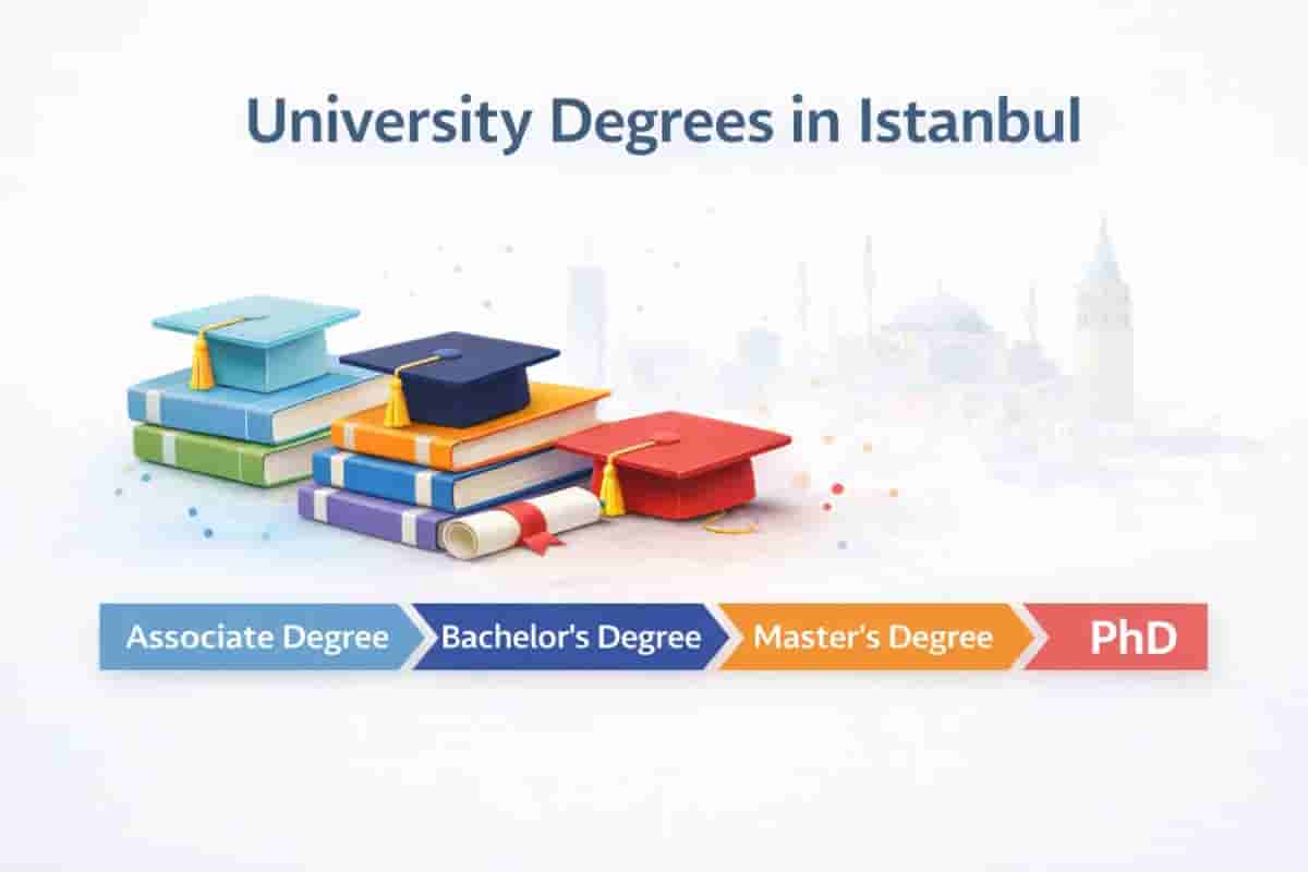 Istanbuldagi Universitet Darajalari: Daraja Turlari, Akademik Tuzilma